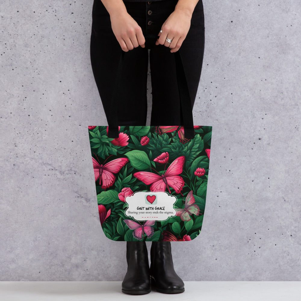 Butterfly Lover’s Shopping Enthusiast Carryall Tote Bag