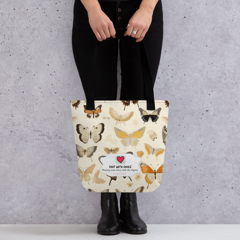 Butterfly Lover’s Shopping Enthusiast Carryall Tote Bag