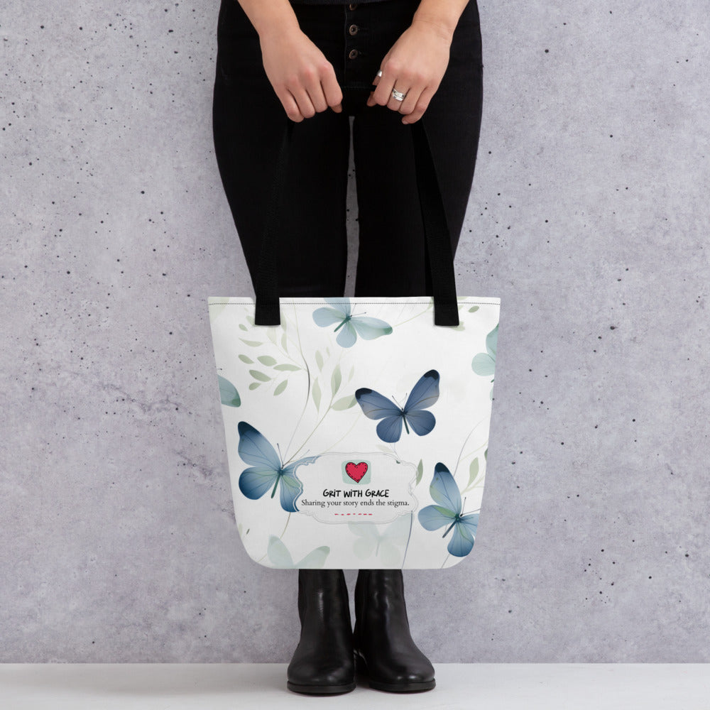 Butterfly Lover’s Shopping Enthusiast Carryall Tote Bag