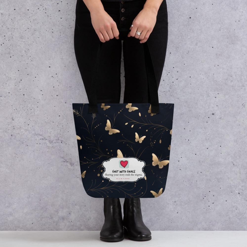 Butterfly Lover’s Shopping Enthusiast Carryall Tote Bag