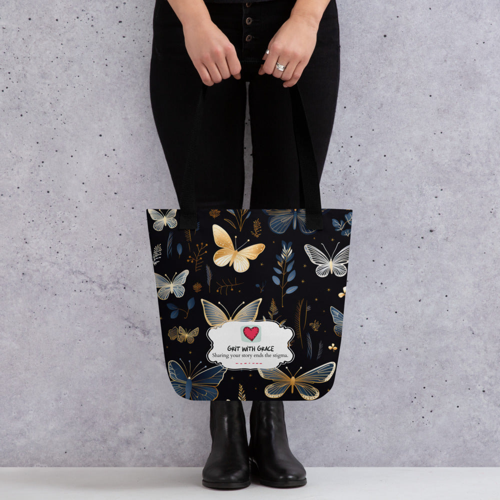 Butterfly Lover’s Shopping Enthusiast Carryall Tote Bag
