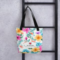 Floral Lover's Botanical Shoppers Tote Bag