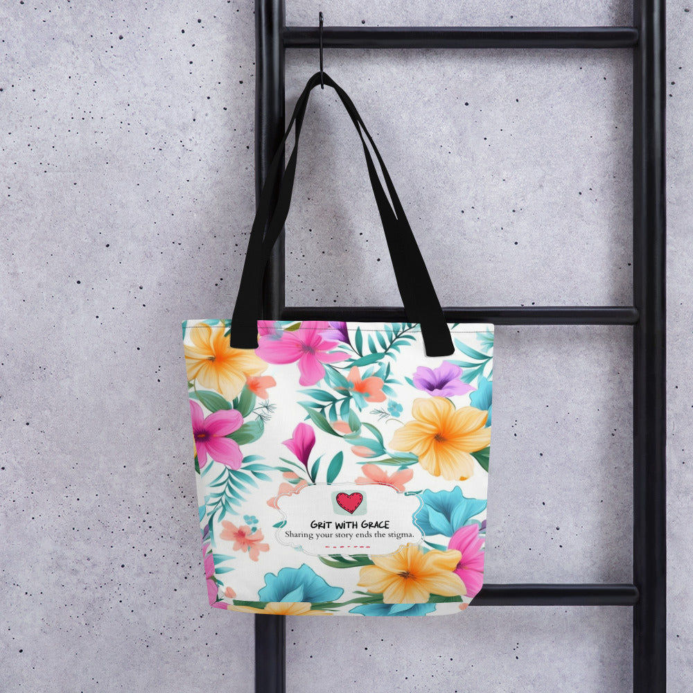 Floral Lover's Botanical Shoppers Tote Bag