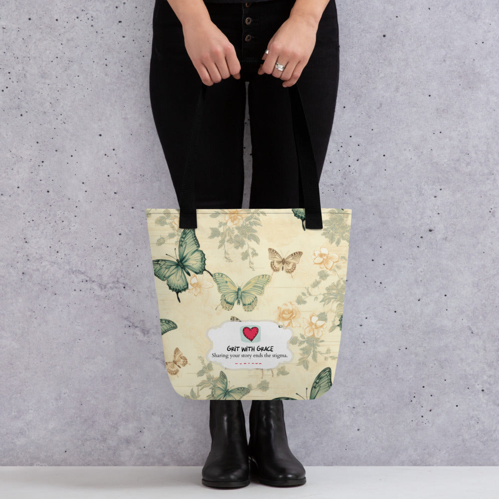 Butterfly Lover’s Shopping Enthusiast Carryall Tote Bag
