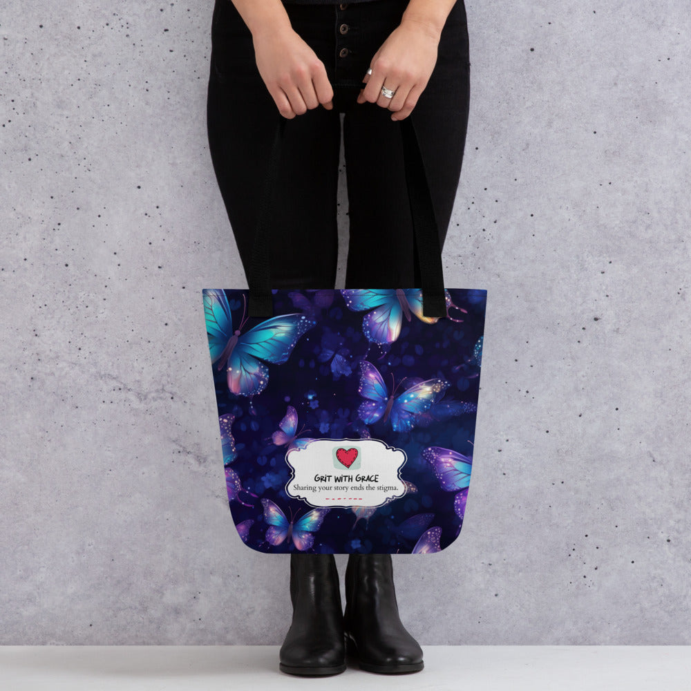 Butterfly Lover’s Shopping Enthusiast Carryall Tote Bag