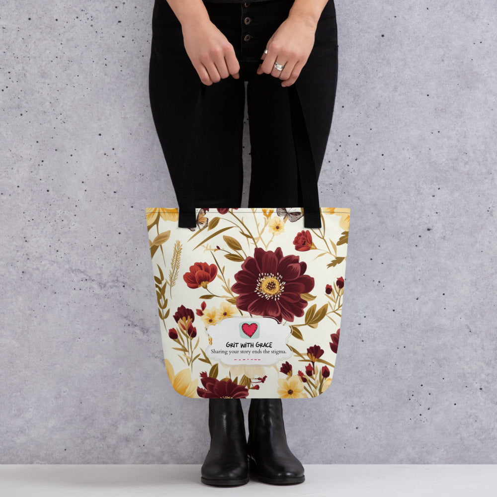 Floral Lover's Botanical Shoppers Tote Bag