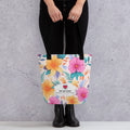 Floral Lover's Botanical Shoppers Tote Bag