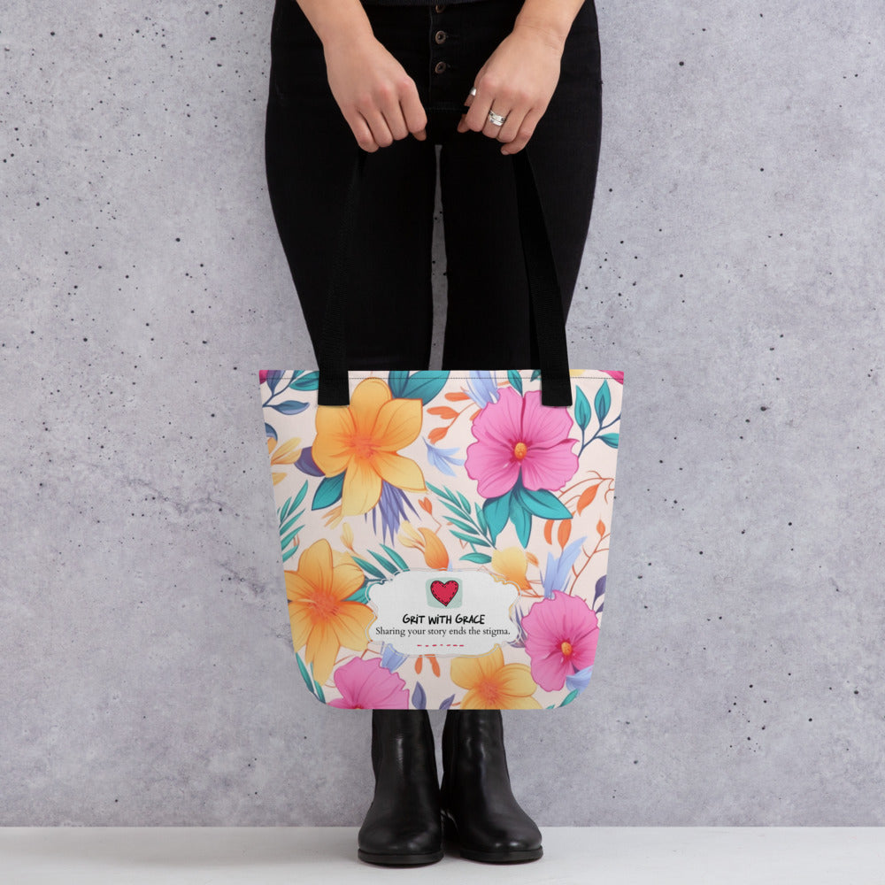 Floral Lover's Botanical Shoppers Tote Bag