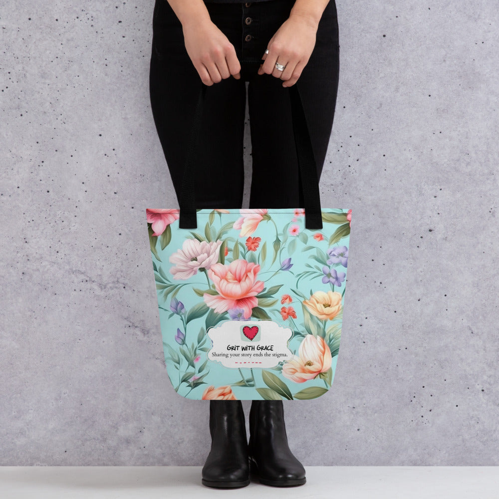 Floral Lover's Botanical Shoppers Tote Bag