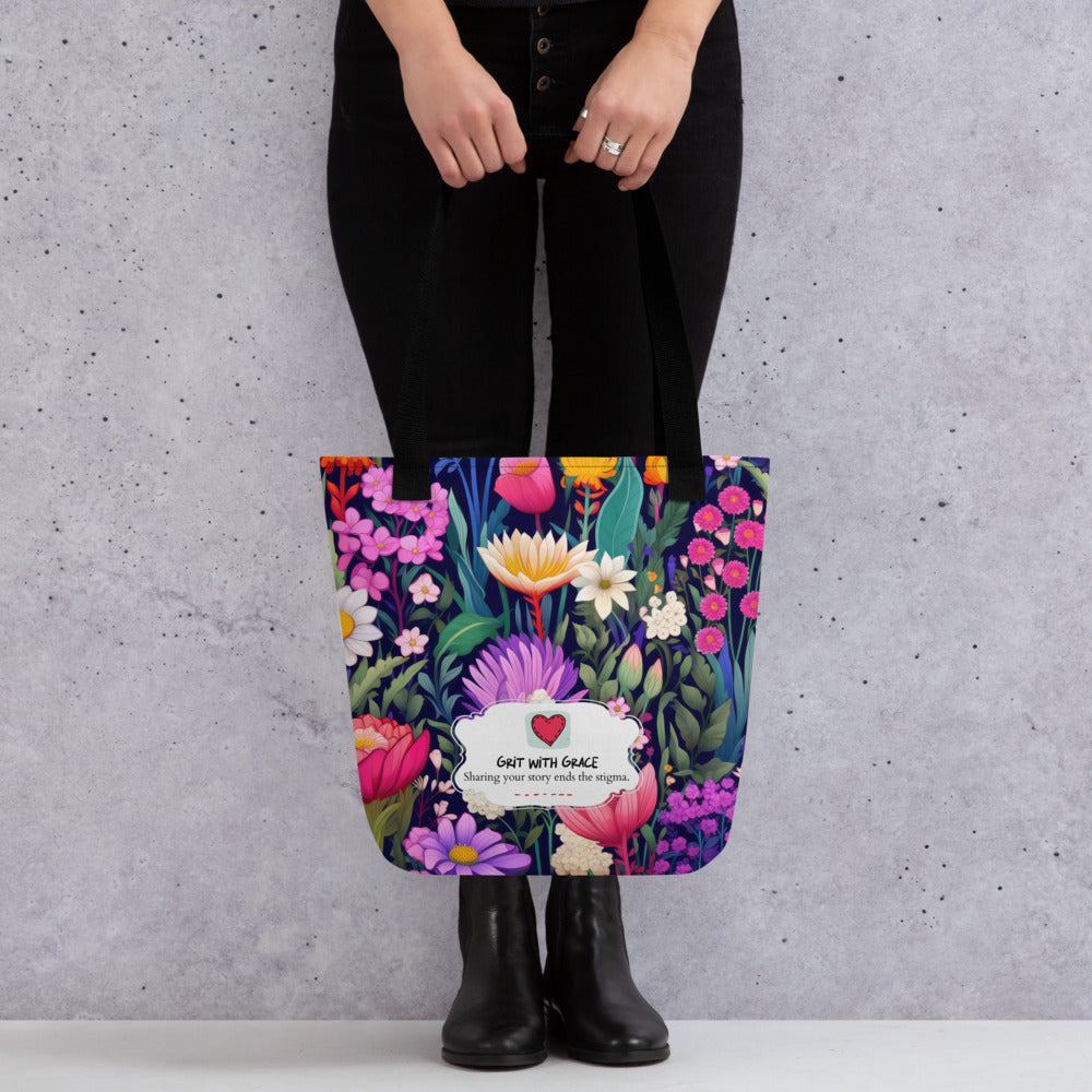 Floral Lover's Botanical Shoppers Tote Bag