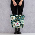 Floral Lover's Botanical Shoppers Tote Bag