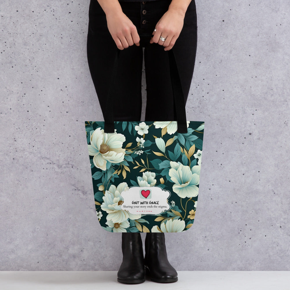 Floral Lover's Botanical Shoppers Tote Bag