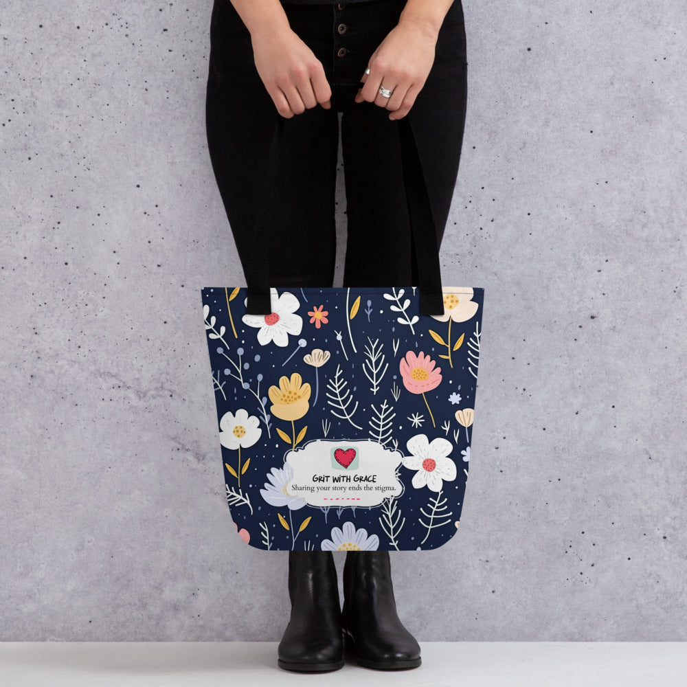 Floral Lover's Botanical Shoppers Tote Bag