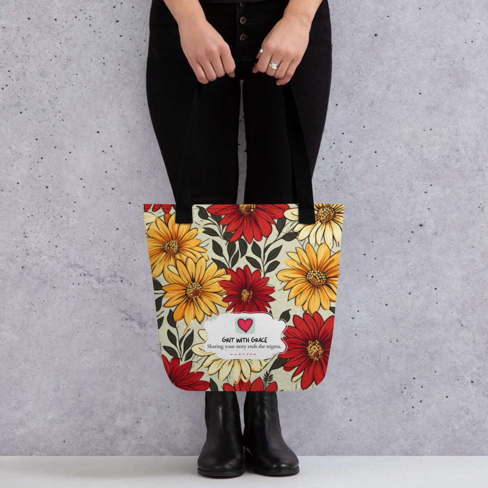 Floral Lover's Botanical Shoppers Tote Bag