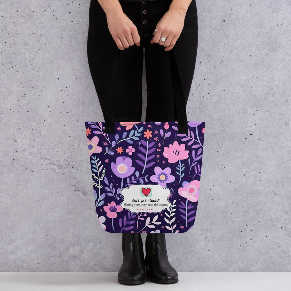 Floral Lover's Botanical Shoppers Tote Bag