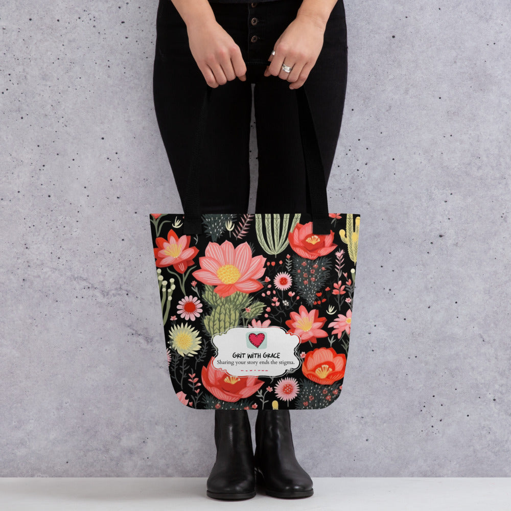 Floral Lover's Botanical Shoppers Tote Bag