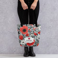 Floral Lover's Botanical Shoppers Tote Bag
