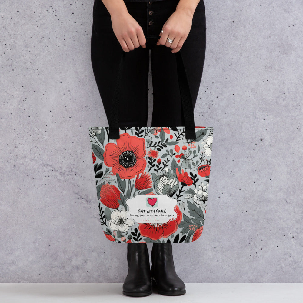 Floral Lover's Botanical Shoppers Tote Bag