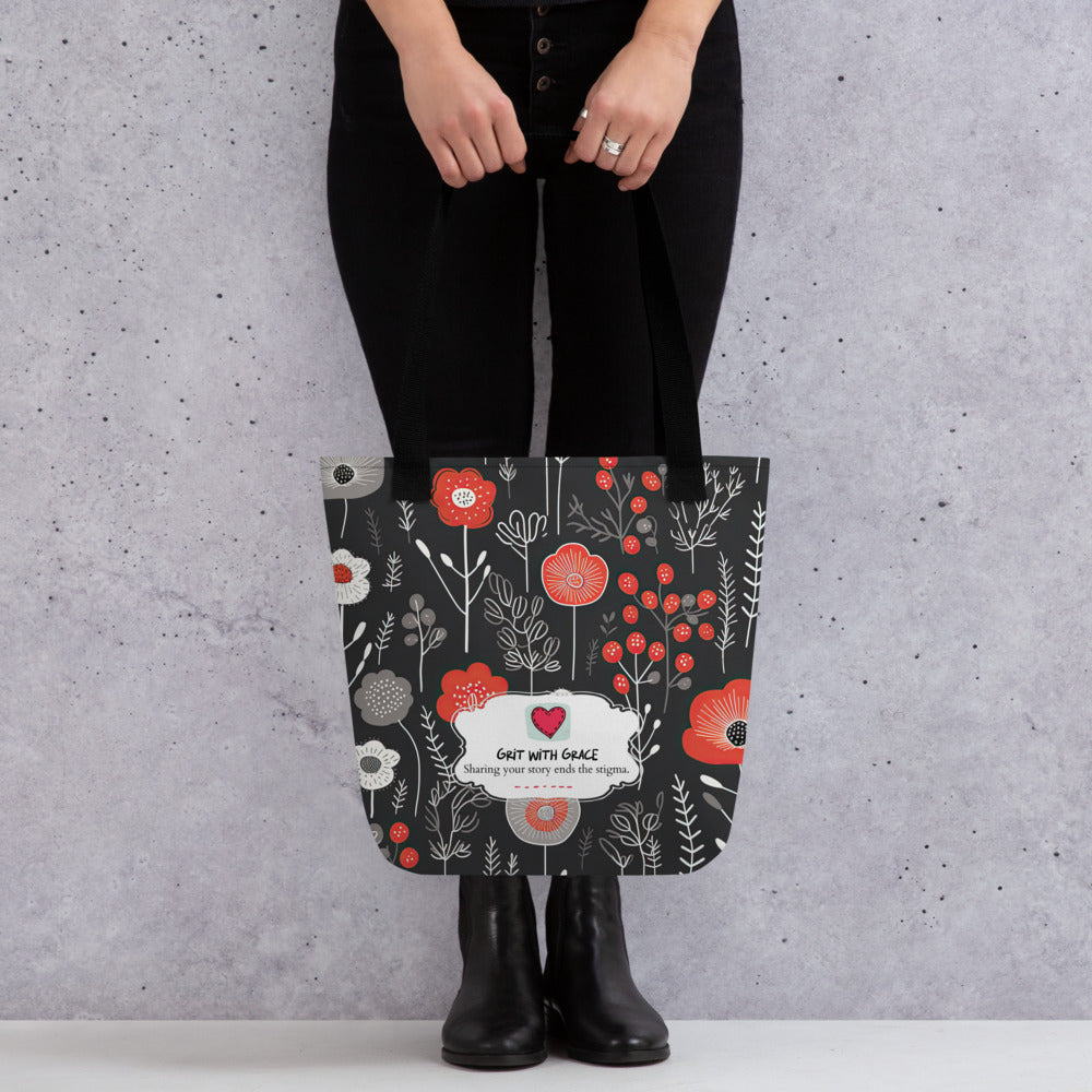 Floral Lover's Botanical Shoppers Tote Bag