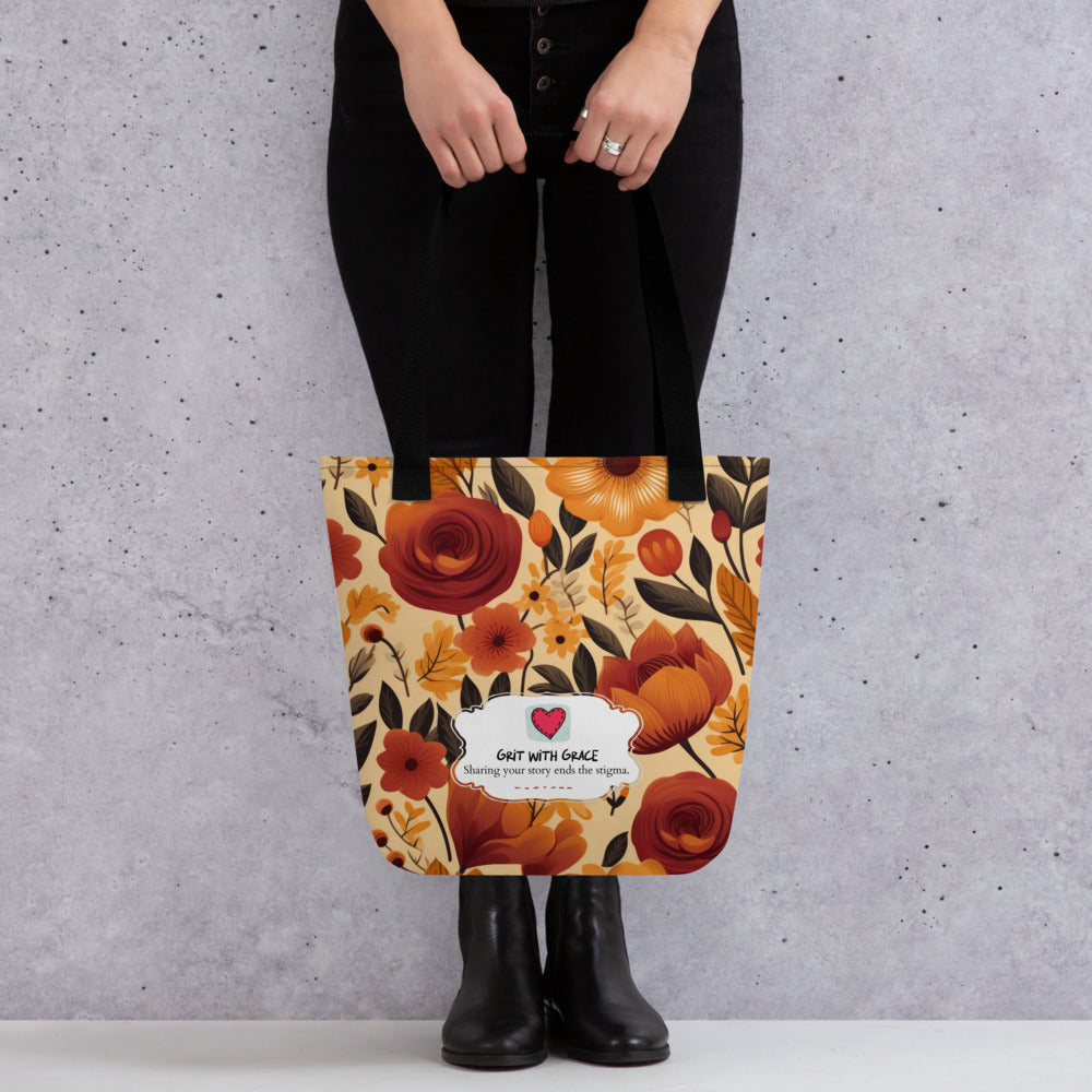 Floral Lover's Botanical Shoppers Tote Bag