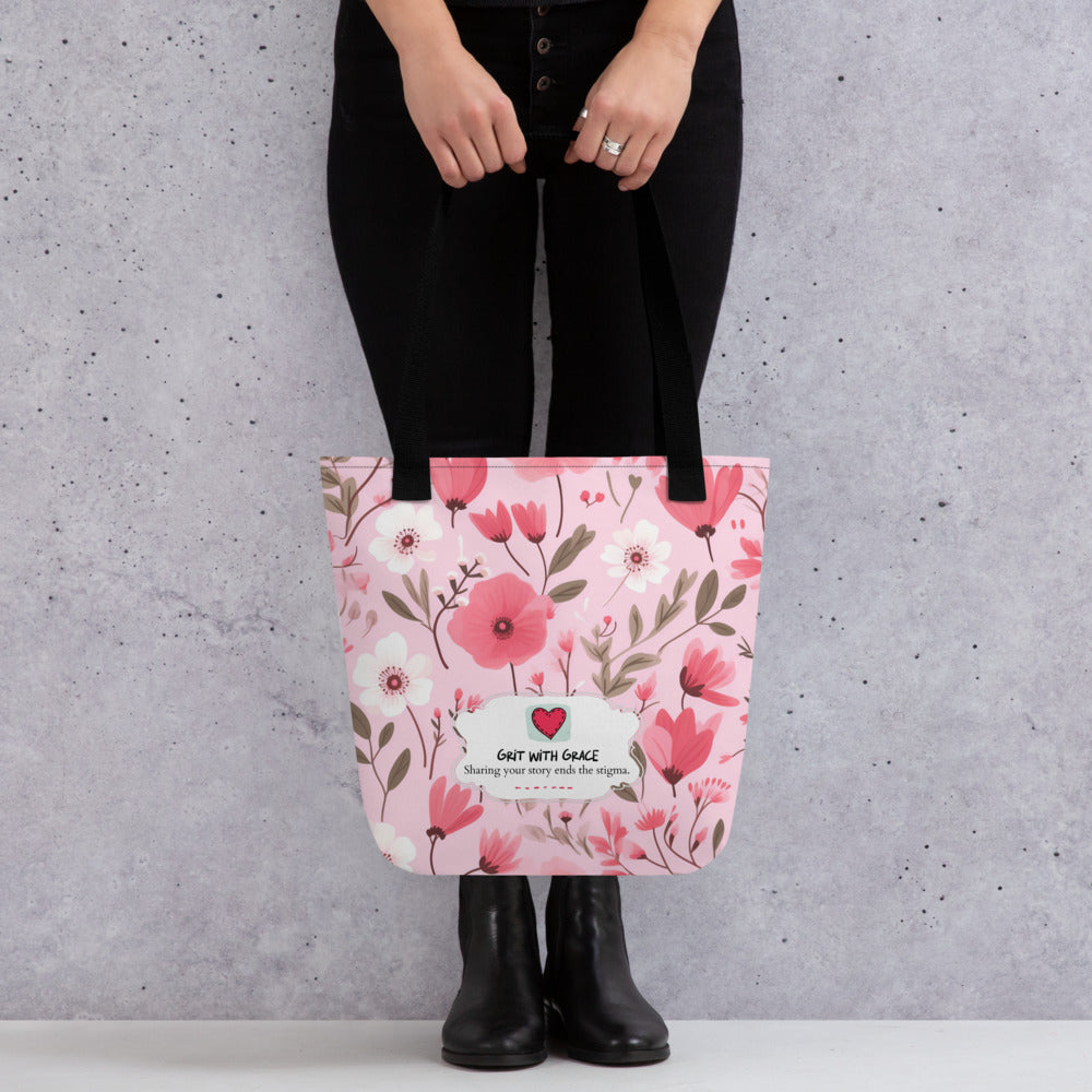 Floral Lover's Botanical Shoppers Tote Bag