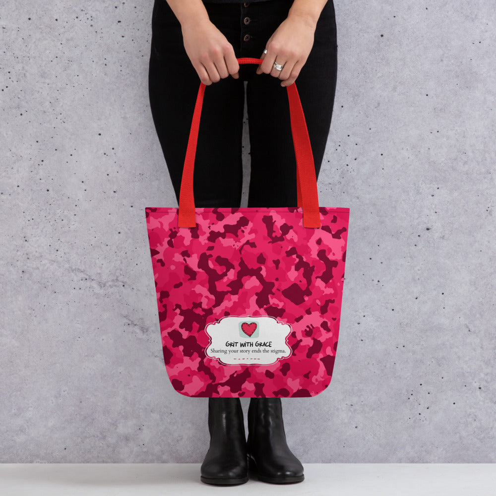 Army Enthusiast Camouflage Tote Bag