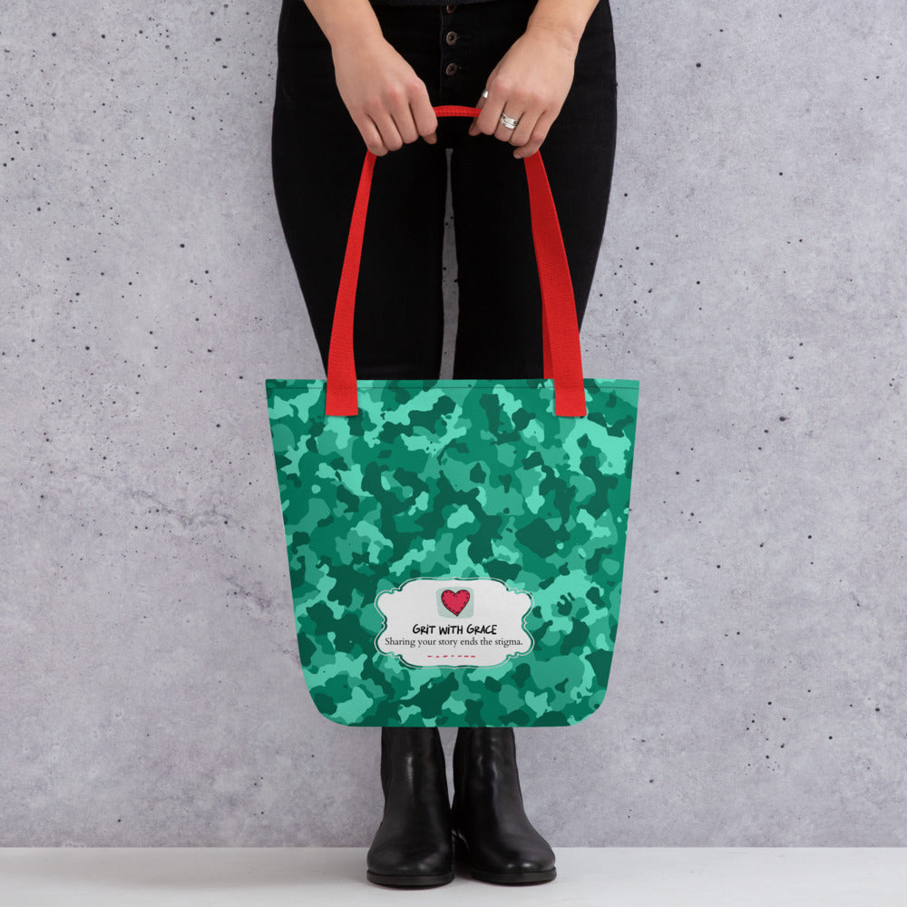 Army Enthusiast Camouflage Tote Bag