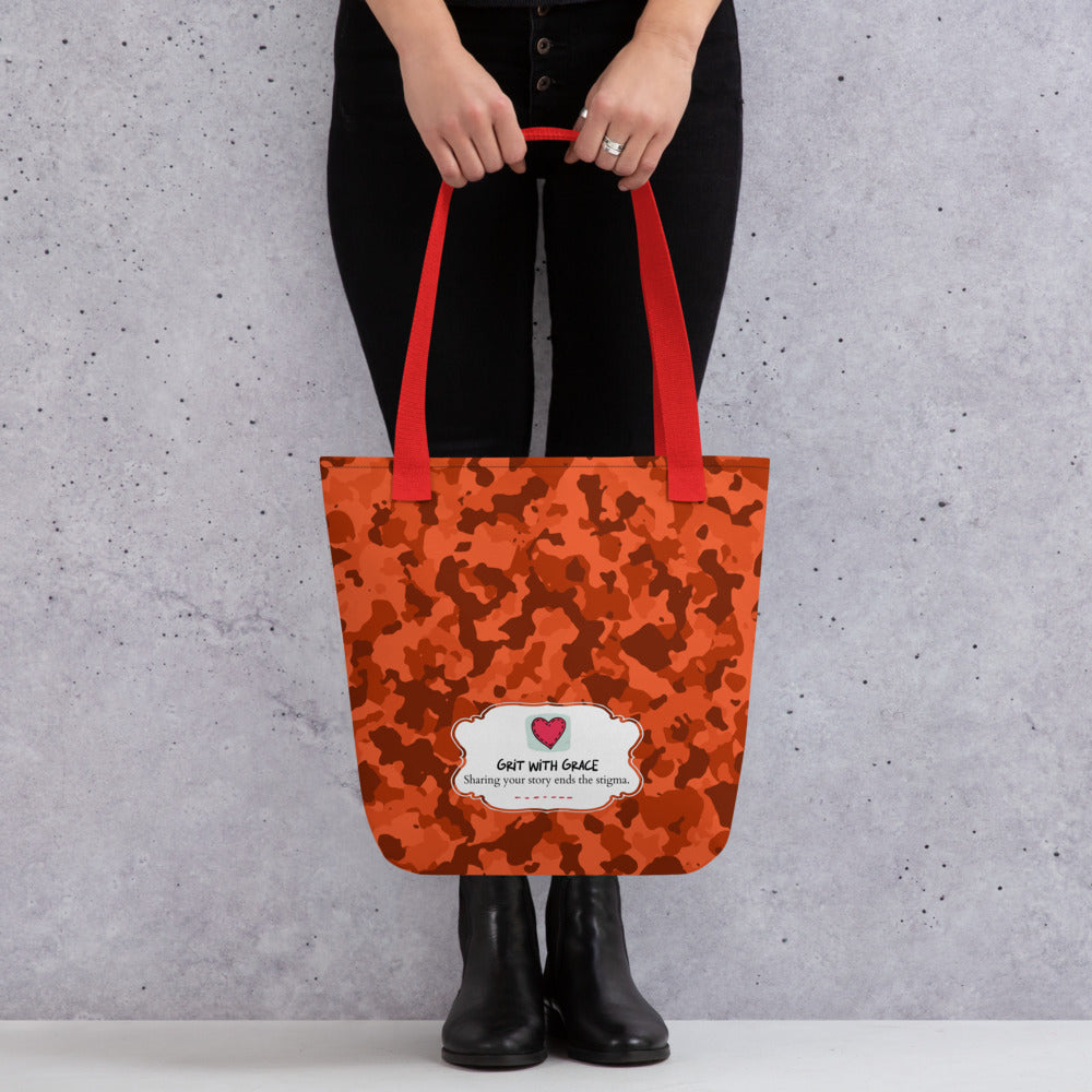 Army Enthusiast Camouflage Tote Bag