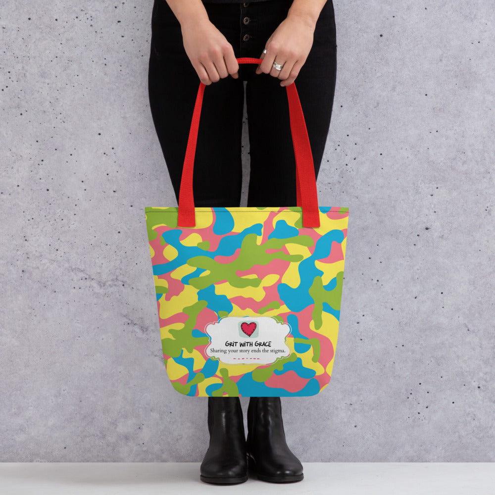 Army Enthusiast Camouflage Tote Bag