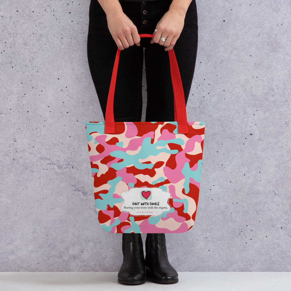 Army Enthusiast Camouflage Tote Bag