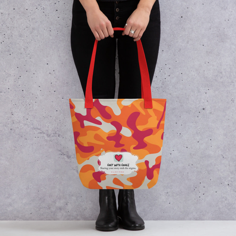 Army Enthusiast Camouflage Tote Bag