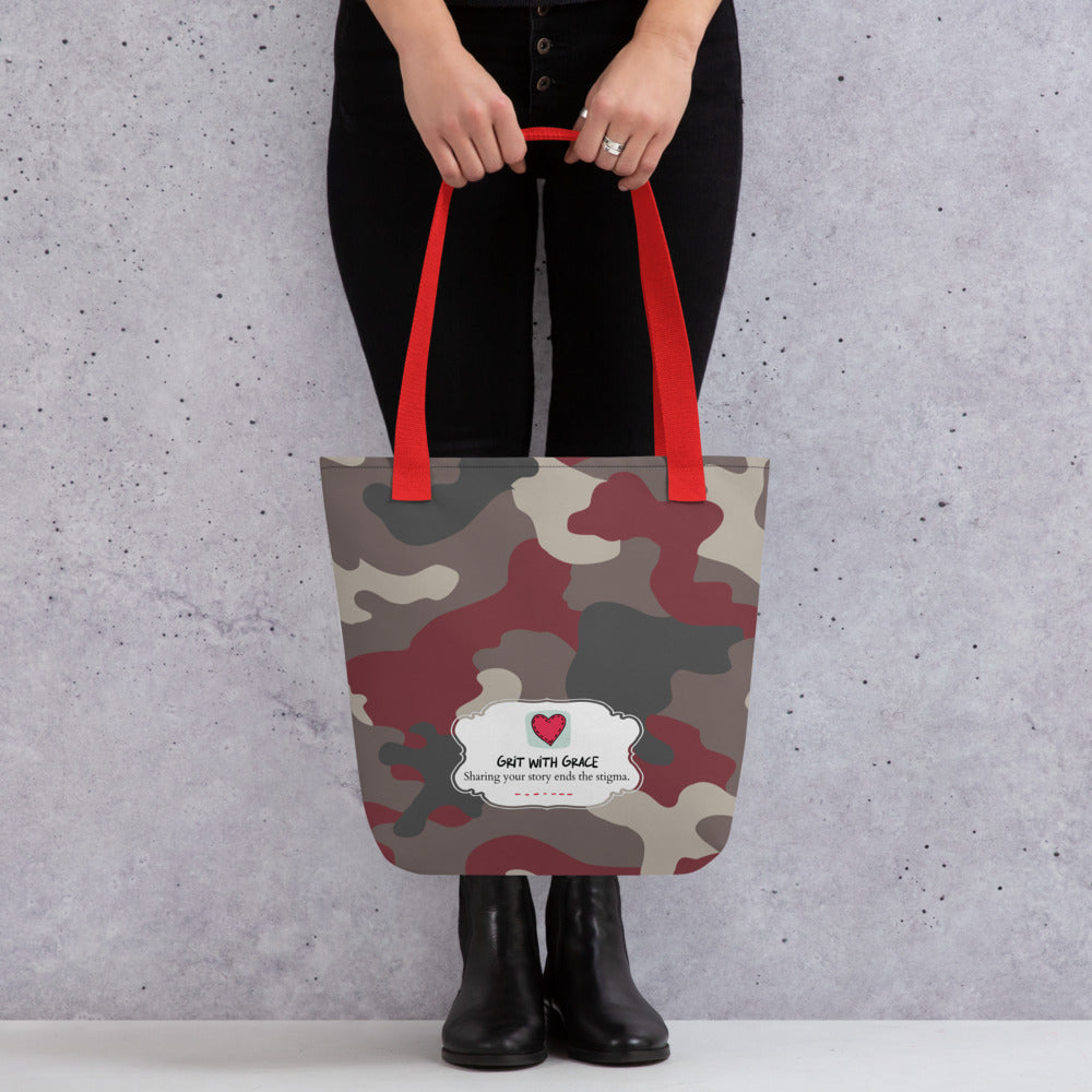 Army Enthusiast Camouflage Tote Bag