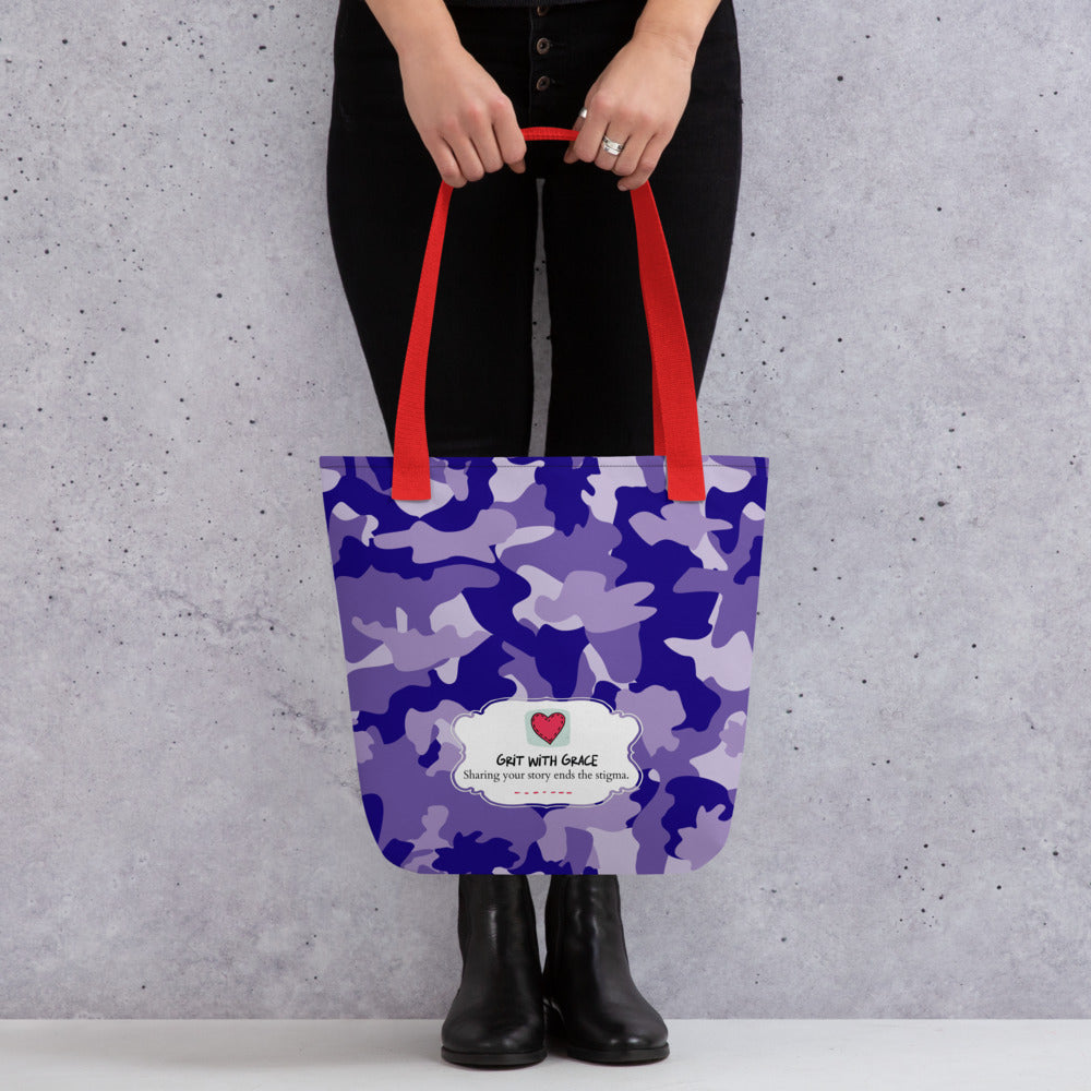 Army Enthusiast Camouflage Tote Bag