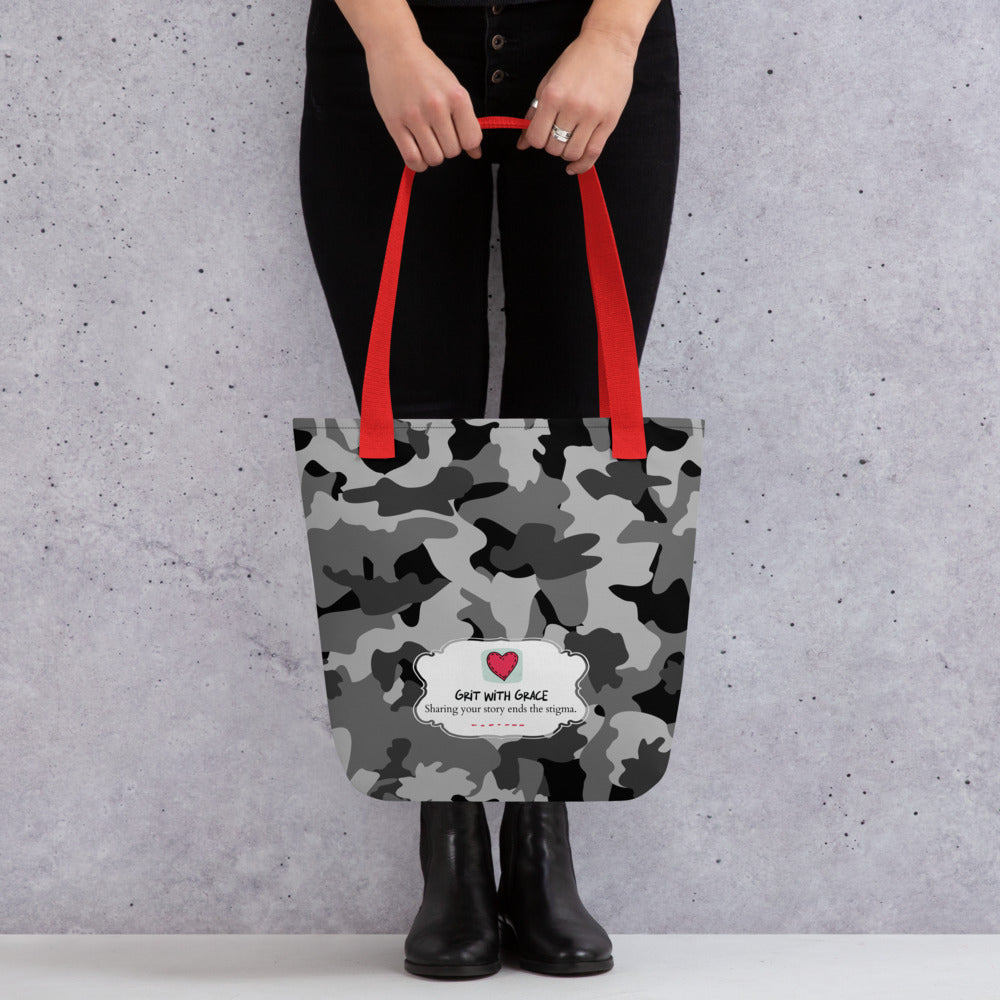 Army Enthusiast Camouflage Tote Bag