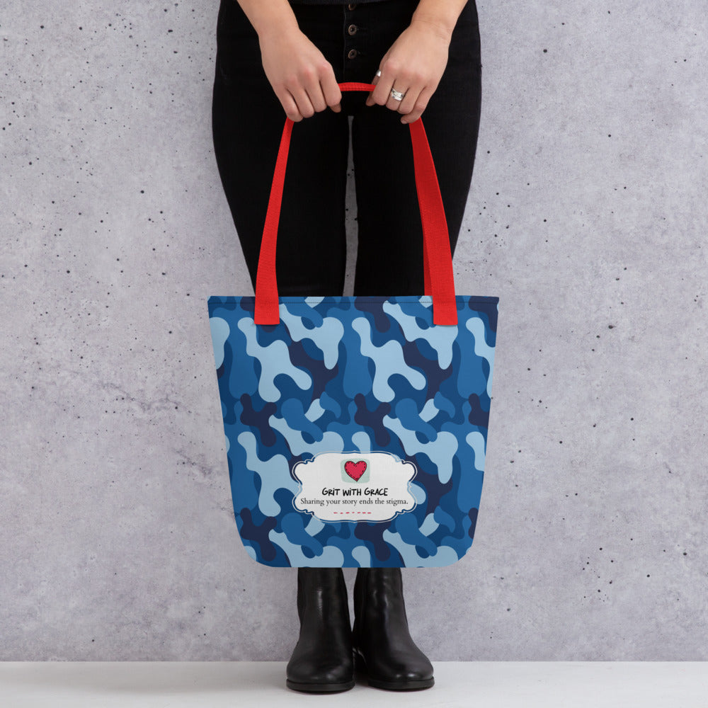 Army Enthusiast Camouflage Tote Bag