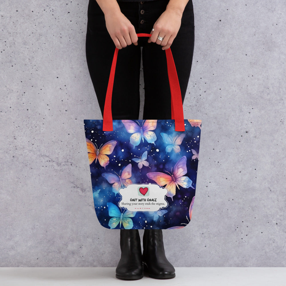 Butterfly Lover’s Shopping Enthusiast Carryall Tote Bag