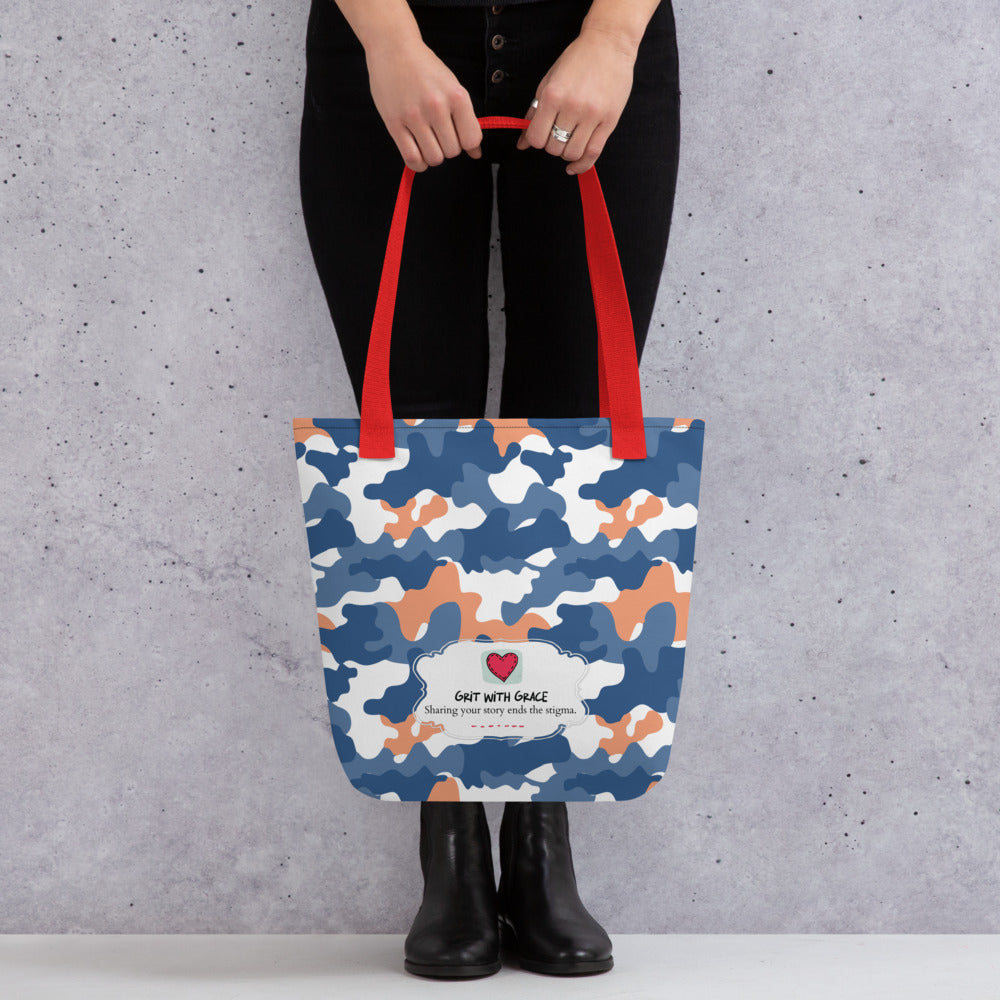 Army Enthusiast Camouflage Tote Bag