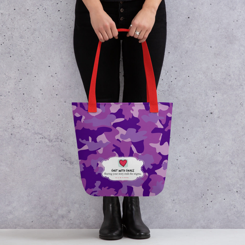 Army Enthusiast Camouflage Tote Bag