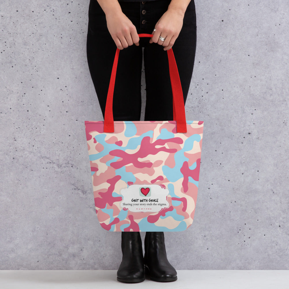 Army Enthusiast Camouflage Tote Bag