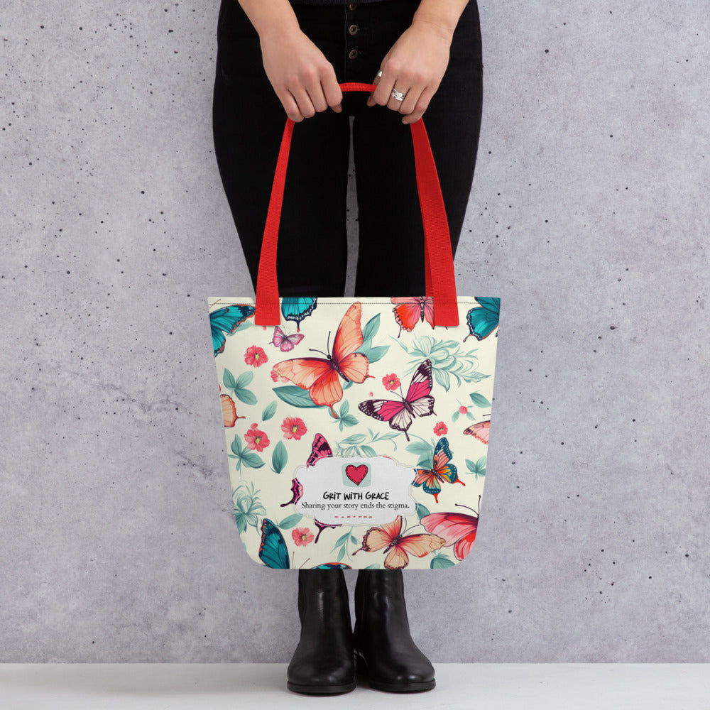 Butterfly Lover’s Shopping Enthusiast Carryall Tote Bag
