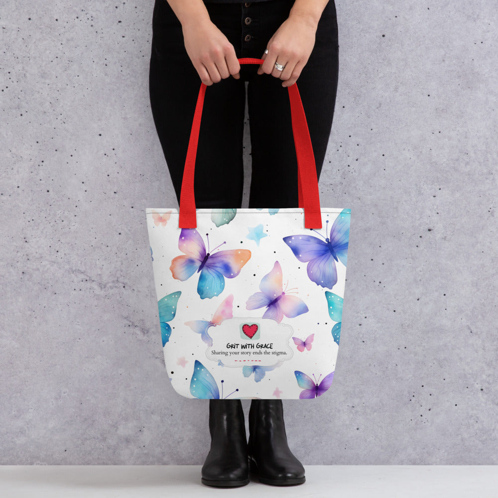 Butterfly Lover’s Shopping Enthusiast Carryall Tote Bag