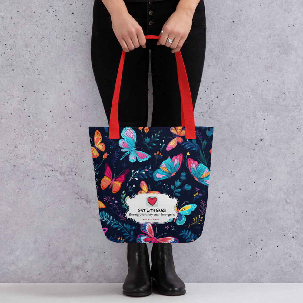 Butterfly Lover’s Shopping Enthusiast Carryall Tote Bag