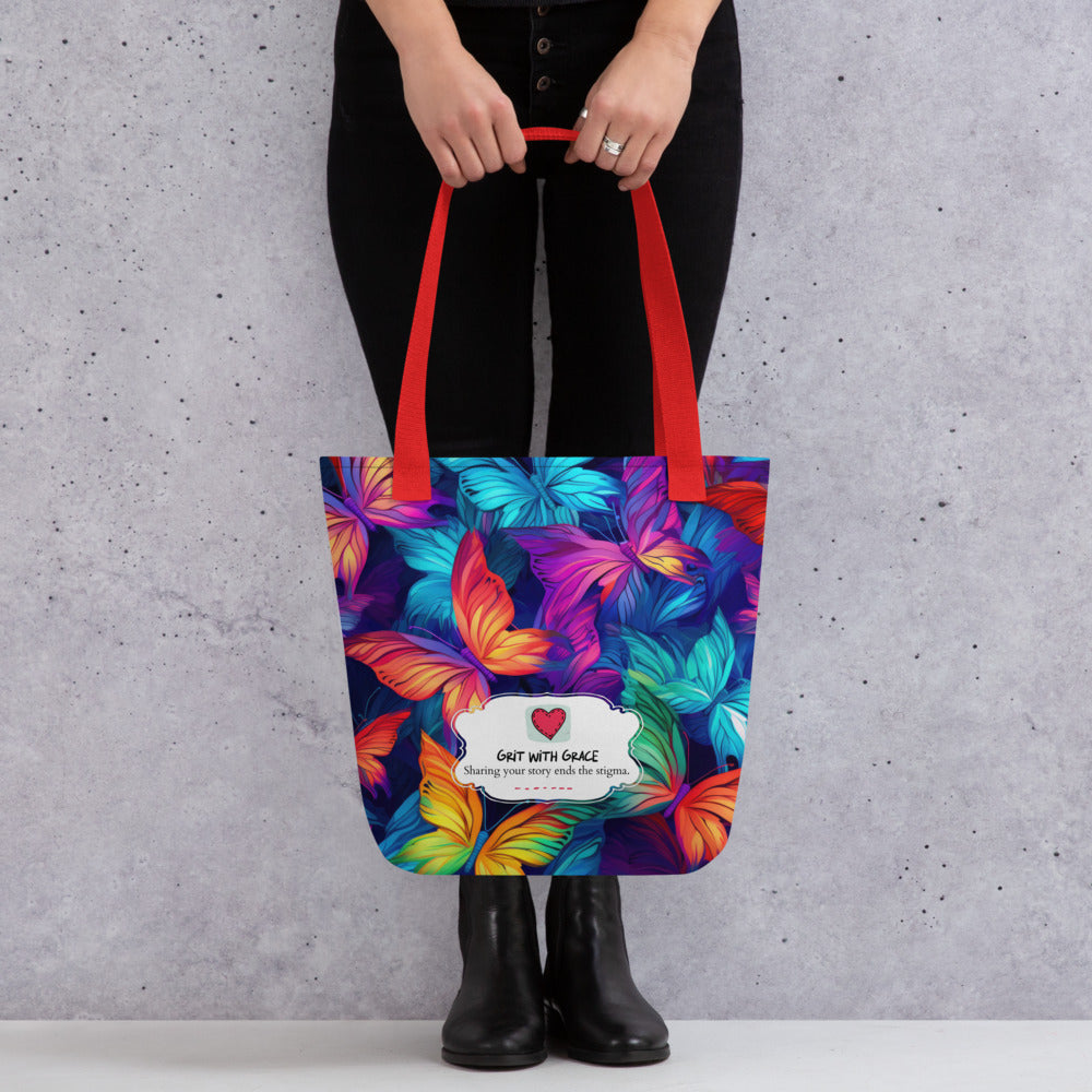 Butterfly Lover’s Shopping Enthusiast Carryall Tote Bag