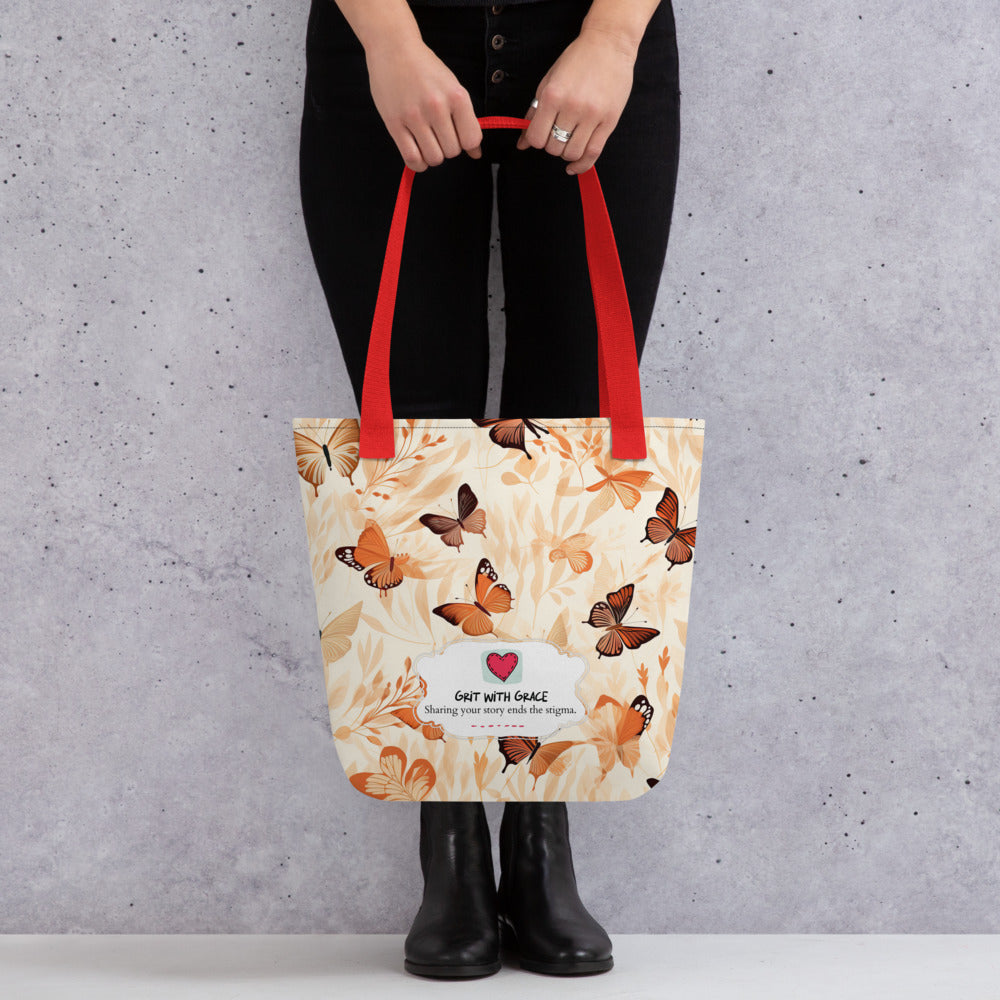 Butterfly Lover’s Shopping Enthusiast Carryall Tote Bag