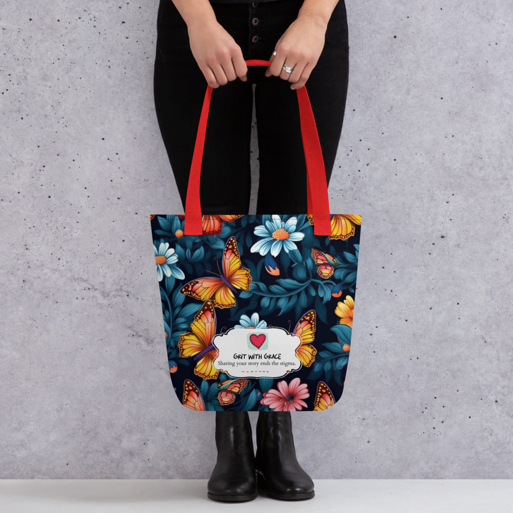 Butterfly Lover’s Shopping Enthusiast Carryall Tote Bag