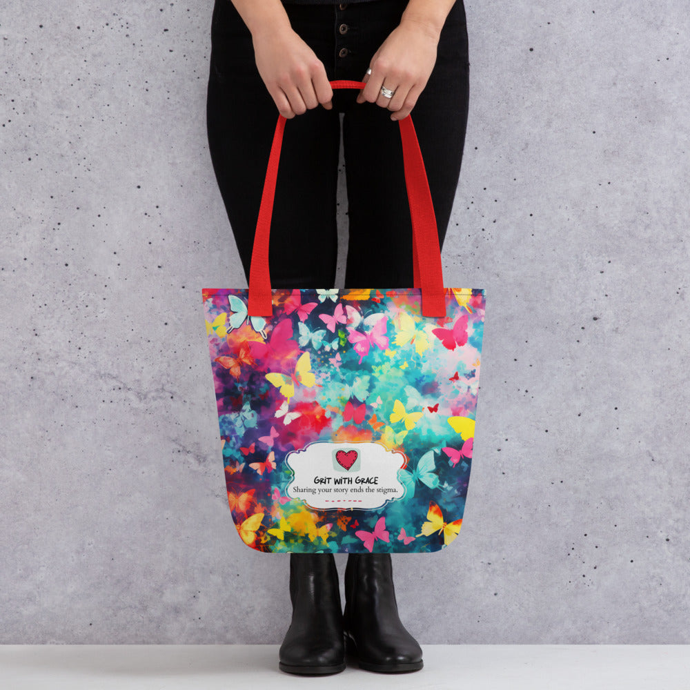 Butterfly Lover’s Shopping Enthusiast Carryall Tote Bag