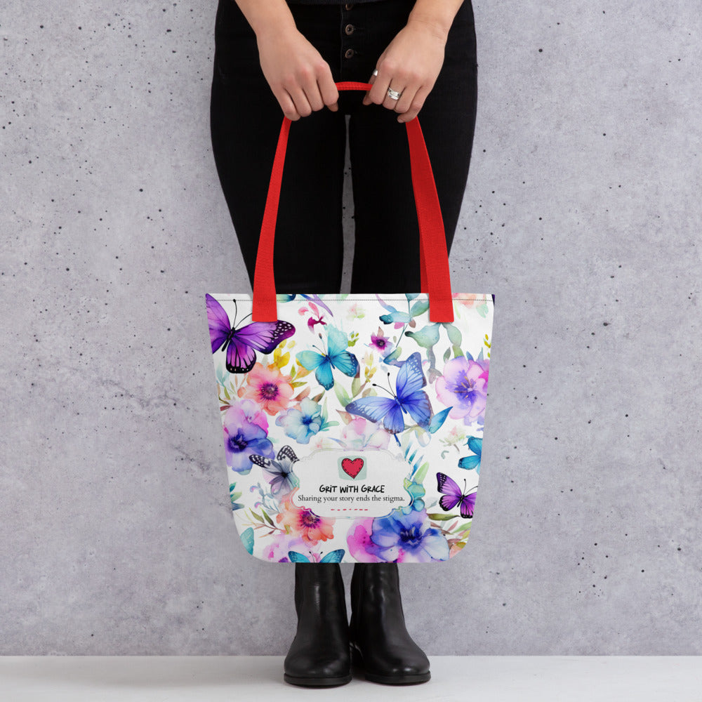 Butterfly Lover’s Shopping Enthusiast Carryall Tote Bag