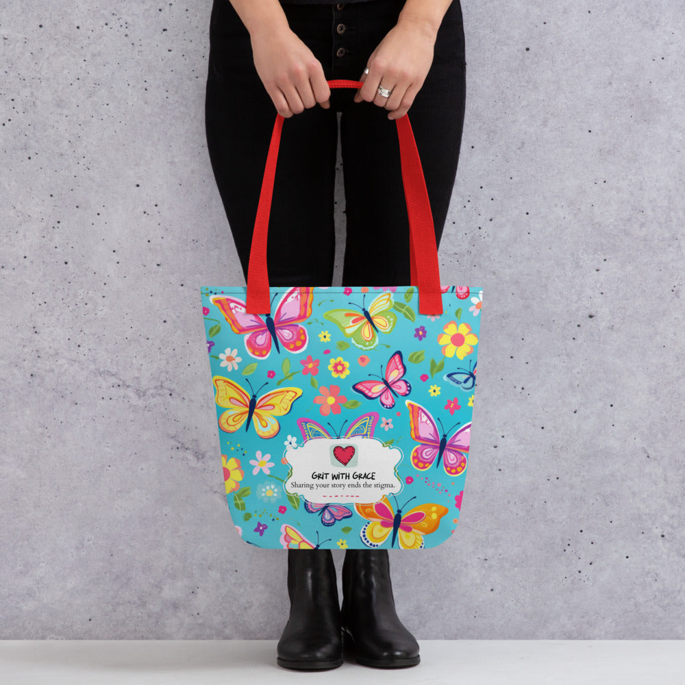 Butterfly Lover’s Shopping Enthusiast Carryall Tote Bag
