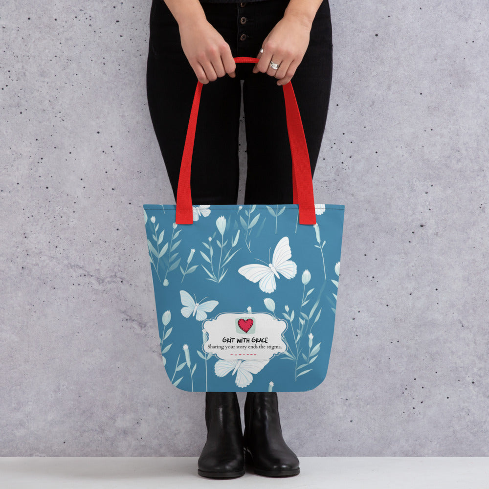 Butterfly Lover’s Shopping Enthusiast Carryall Tote Bag