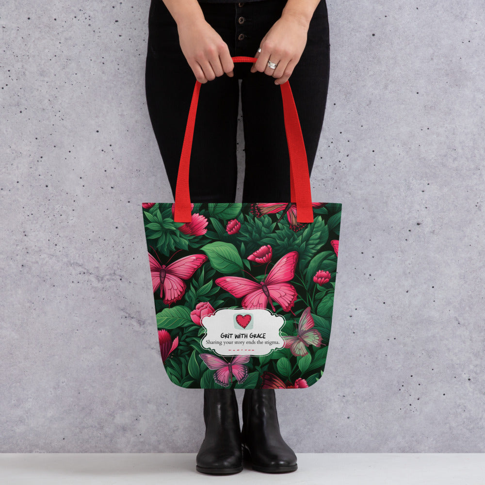 Butterfly Lover’s Shopping Enthusiast Carryall Tote Bag